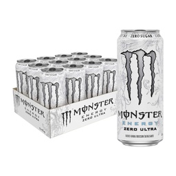 [146013] Monster | Zero Ultra blanc 473 ml x 12 canettes