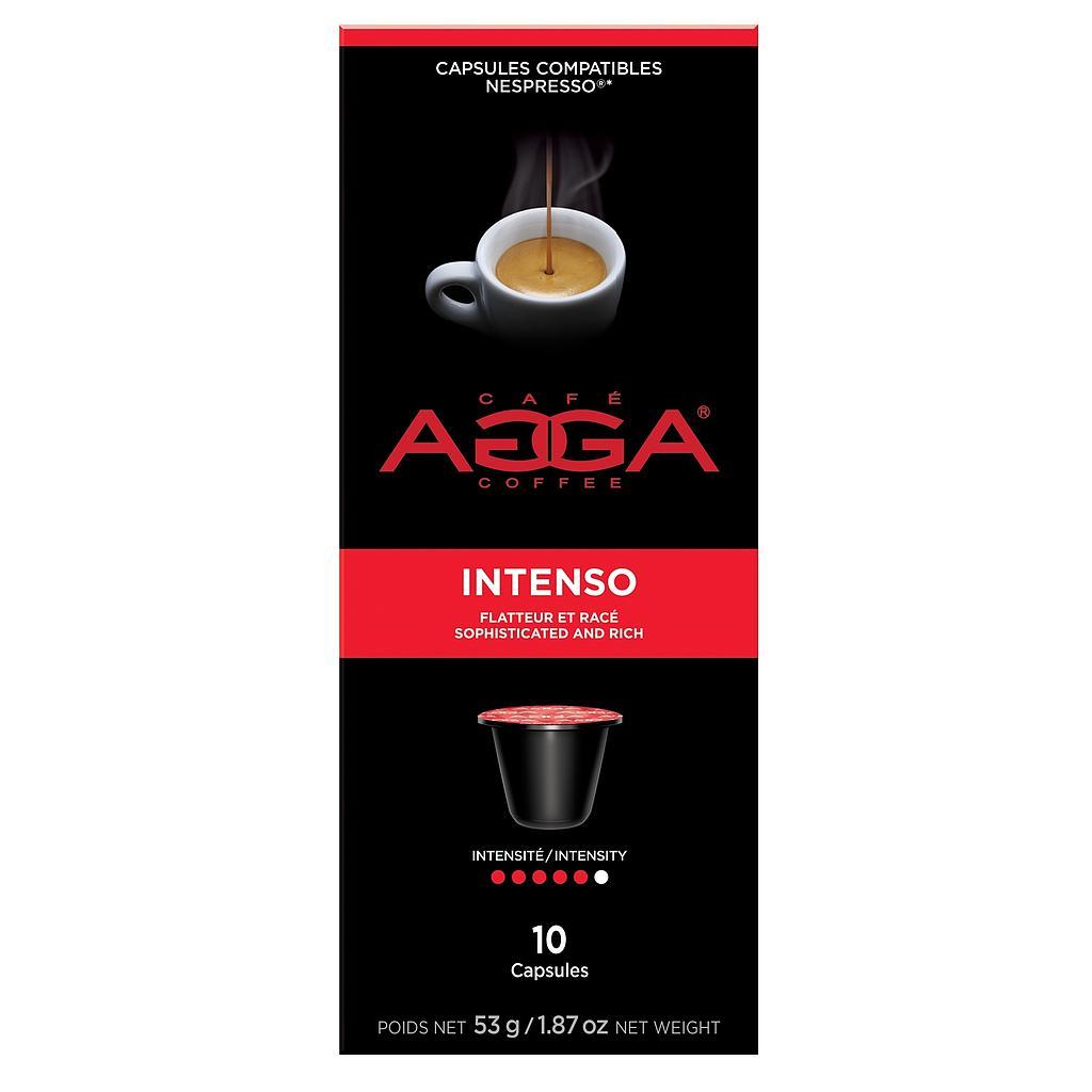 [AG02] Compatibles Nespresso® Agga | Espresso Intenso - boite de 10 capsules