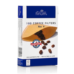 [FILTRES-FINUM] Filtre à café Finum No. 4 - Paquet de 100