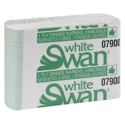 [7514525] White Swan | Serviette à diner eco 1 pli #07900 (250)