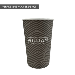 [HD330] William | Verre Carton Genpak 12oz (1000)